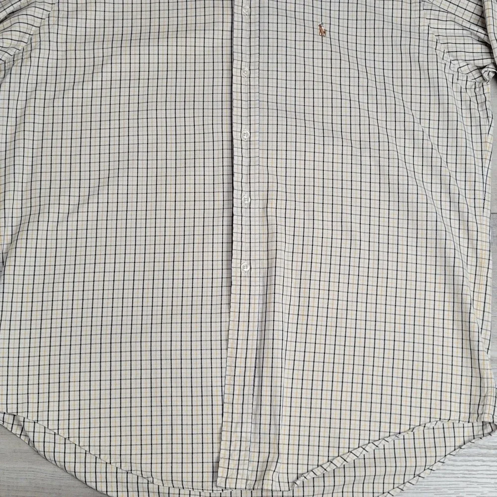 Ralph Lauren Shirt Mens‎ 17½ 34/35 Yarmouth Oxford Pony🐎 Long Sleeve Preppy